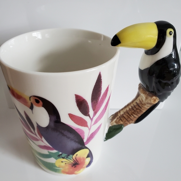 3D🦜 PARROT HANDLE MUG - Picture 4 of 11